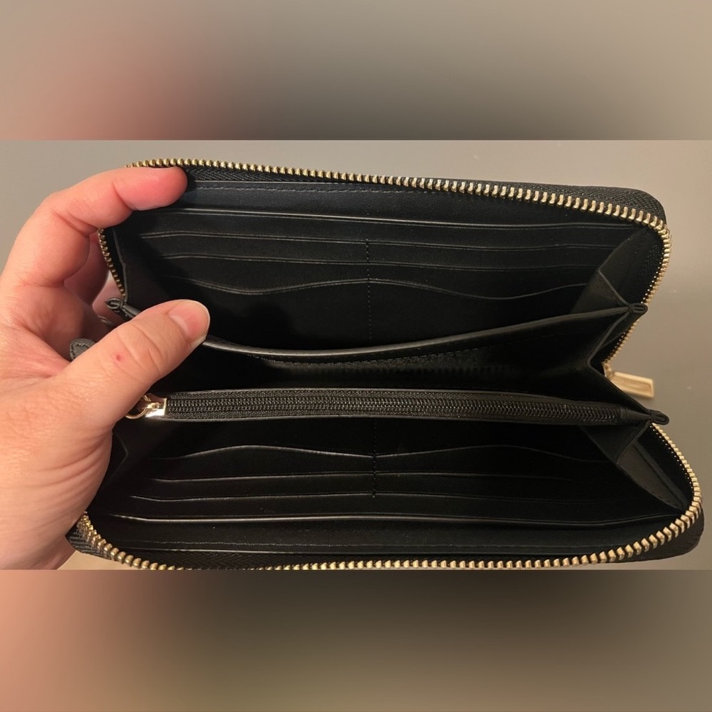 KATE SPADE Large Wallet Black NWOT - Picture 9 of 10